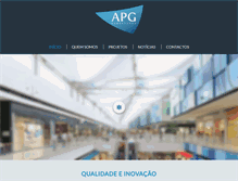Tablet Screenshot of apgcoberturas.com